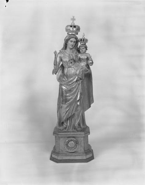 Statuette-reliquaire : Vierge à l'Enfant dite de Notre-Dame du Mont Carmel