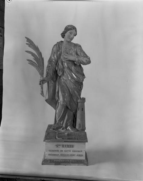 Statue : sainte Barbe (n° 3)