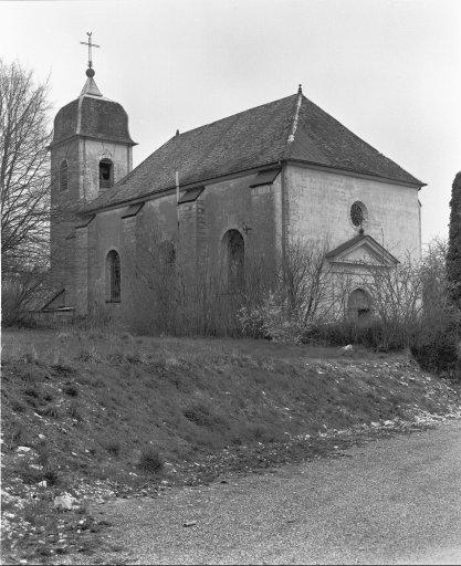 Façades antérieure et latérale gauche.