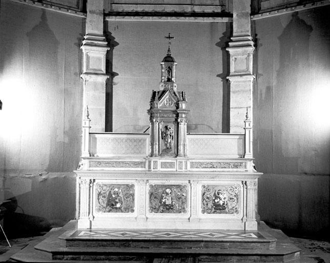 Autel, tabernacle (ensemble du maître-autel)