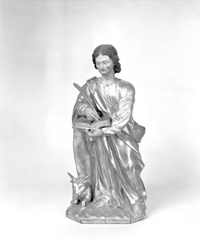 Statue de saint Luc.