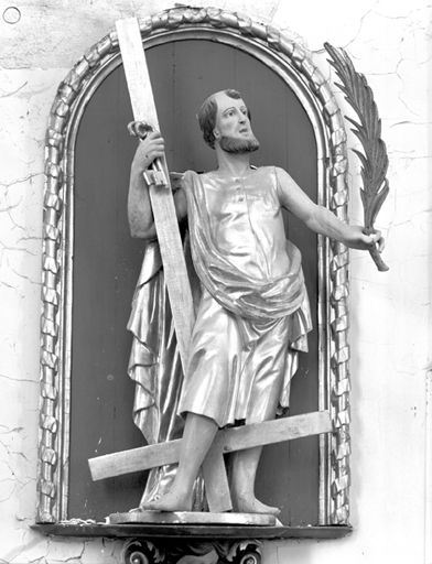 Statue de saint Mathieu.
