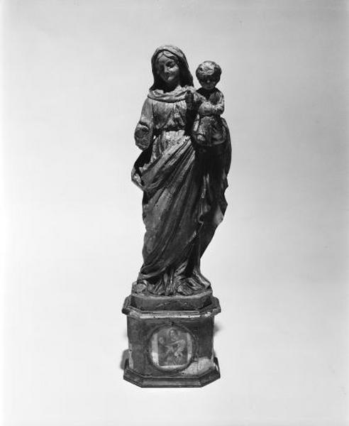 Statuette-reliquaire : Vierge à l'Enfant