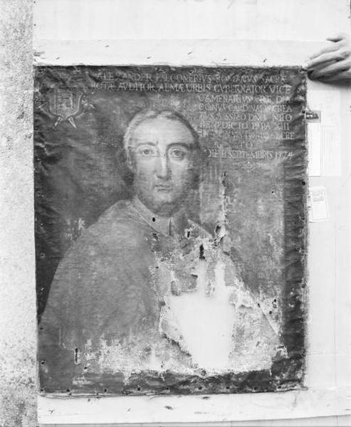 Tableau : portrait du cardinal Alexandre Fauconnet