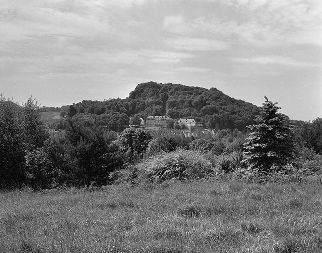 Vue générale depuis le hameau de Chaze en 1979.