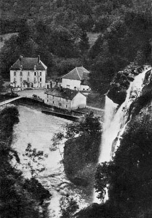 Les Forges - Cascade après la perte de l'Ain.