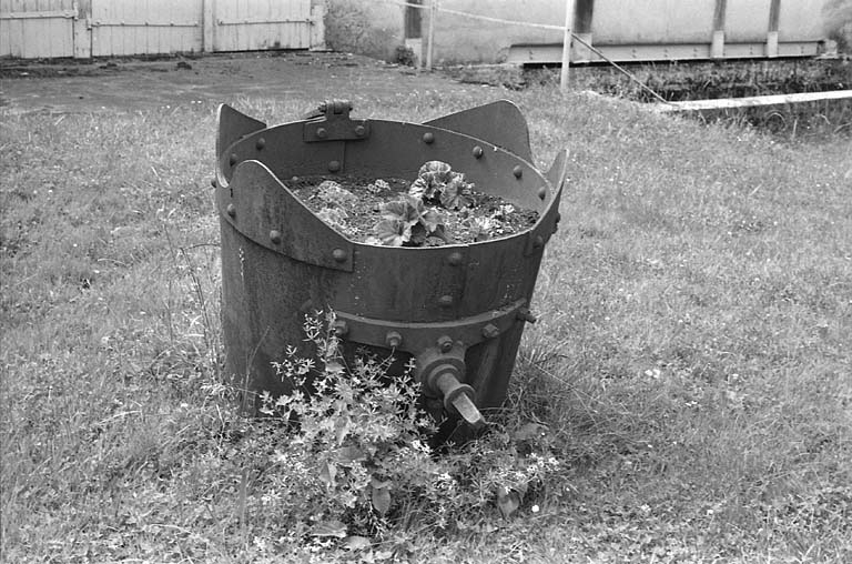 Poche de coulée du haut fourneau (250 kg).