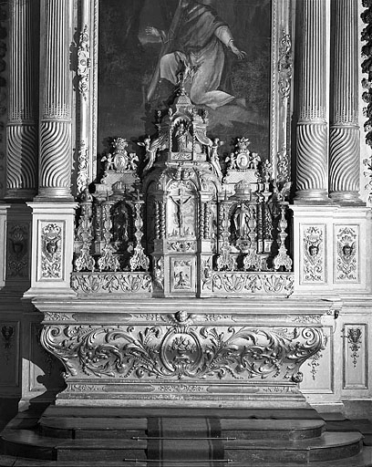 Maître-autel, tabernacle et retable