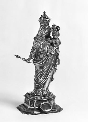 Statuette-reliquaire : Vierge à l'Enfant