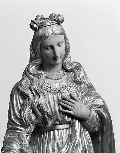 Statue : sainte Philomène