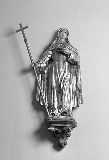 Statue : sainte Brigitte de Suède