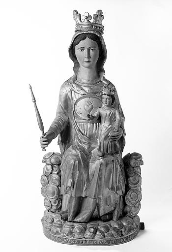 Statue : Vierge à l'Enfant dite Notre-Dame de Lausanne