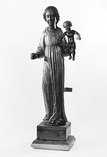 Statue : Vierge à l'Enfant dite Vierge noire