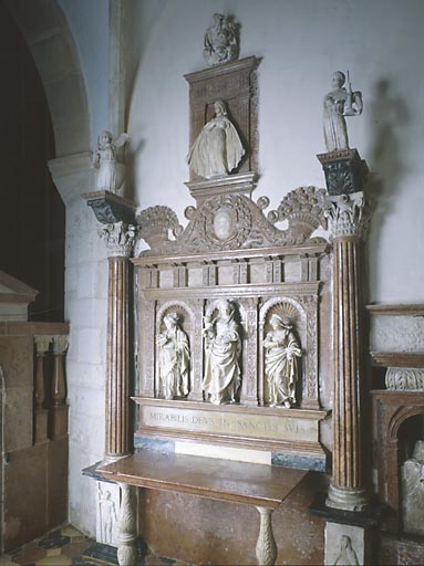 Autel, retable (autel de la chapelle de la Résie)