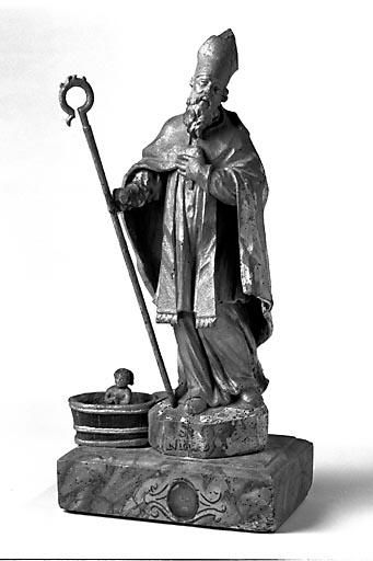 Statuette-reliquaire : saint Nicolas