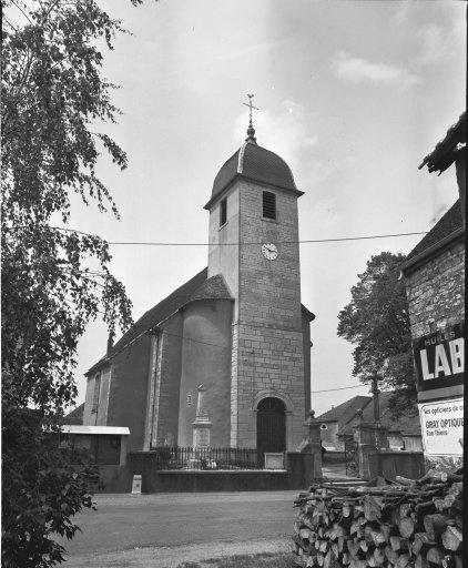 Façades antérieure et latérale gauche.