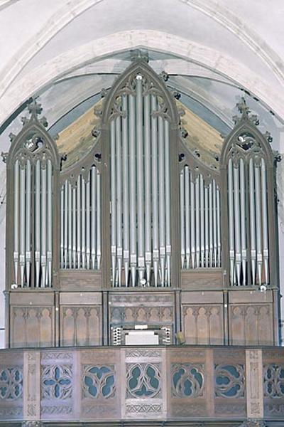 Orgue (grand orgue) et tribune d'orgue