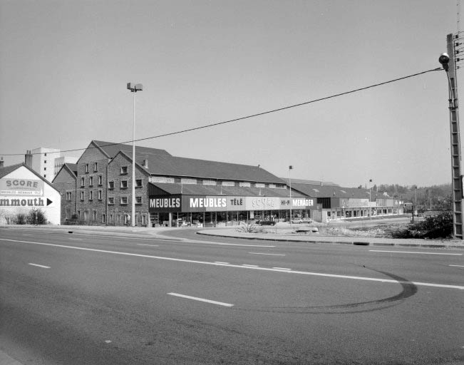 Vue d'ensemble depuis l'est en 1985.