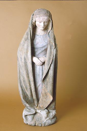 2 statuettes : la Vierge et saint Jean