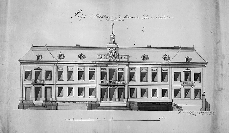 Projet et élévation de la Maison de Ville [...], 1775.