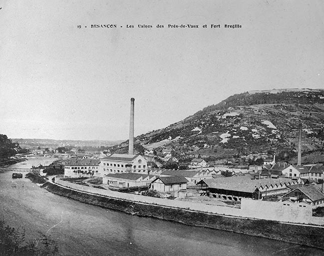 19 - Besançon - Les Usines des Prés de Vaux et Fort Bregille, [entre 1905 et 1920].