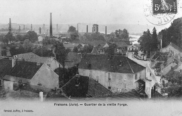 Fraisans (Jura). - Quartier de la vieille Forge.