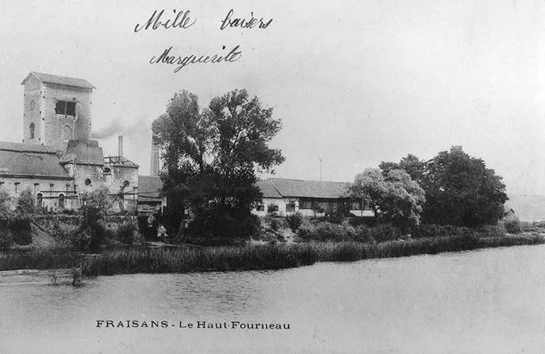 Fraisans. Le Haut-Fourneau vu du sud-est.