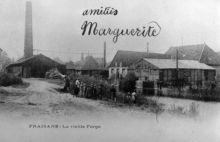 Fraisans. La Vieille Forge vue de l'est.