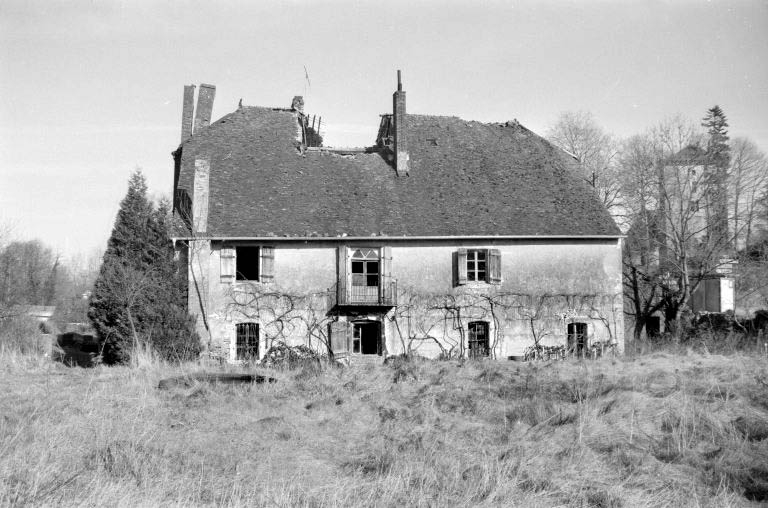 Façade postérieure du logement patronal.