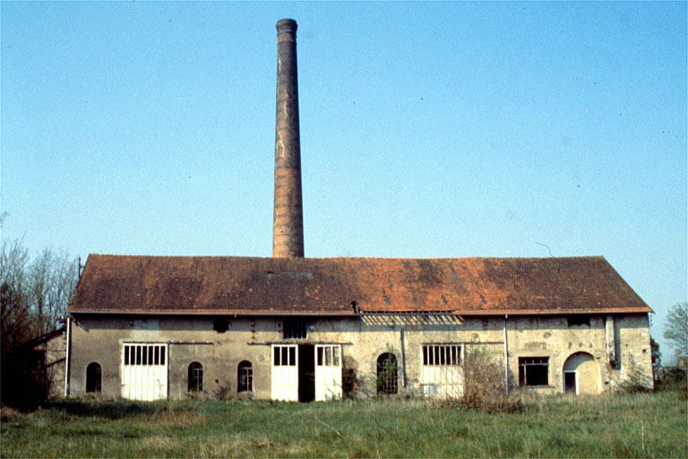 Forge Neuve. Façade antérieure de la chaînerie.