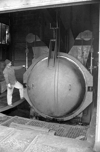 Fermeture de l'autoclave.