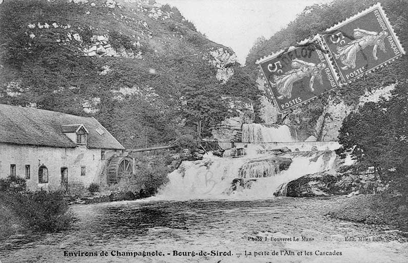 Environs de Champagnole. - Bourg-de-Sirod. - La perte de l'Ain et les Cascades.