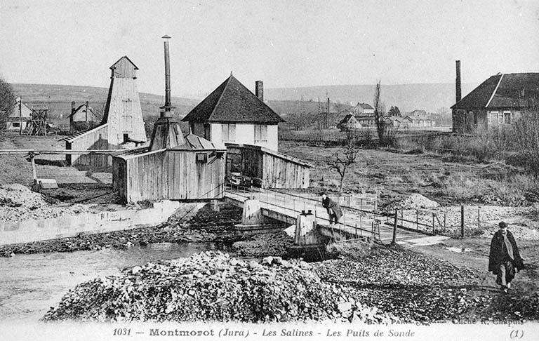 Montmorot (Jura) - Les Salines - Les Puits de Sonde.