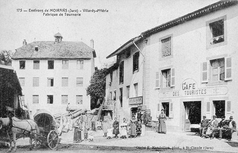 Environs de Moirans (Jura) - Villards-d'Héria. Fabrique de Tournerie.