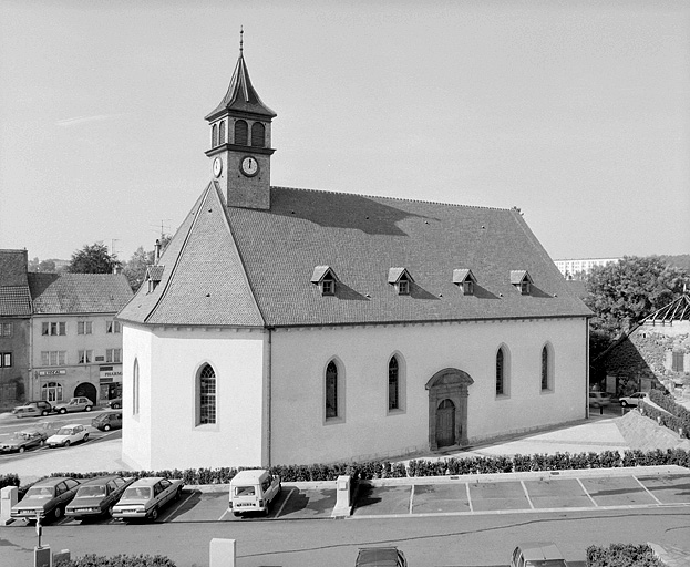 Vue d'ensemble des faces nord et est.