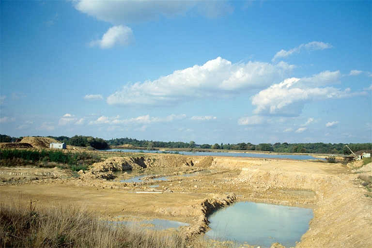 Vue d'ensemble de la carrière de la Pinodière.