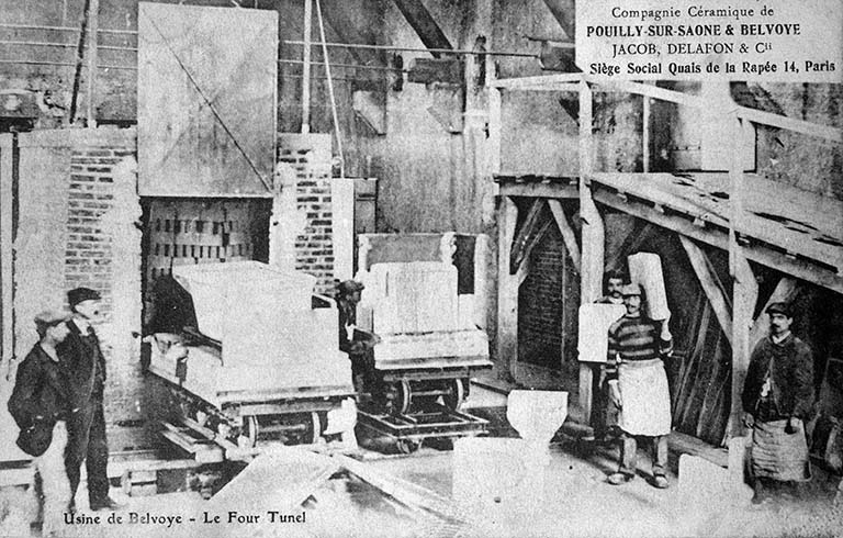 Usine de Belvoye - Le Four Tunel (four Dinz), [limite 19e siècle 20e siècle, entre 1899 et 1906].