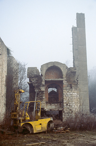 Vestiges du four à chaux.