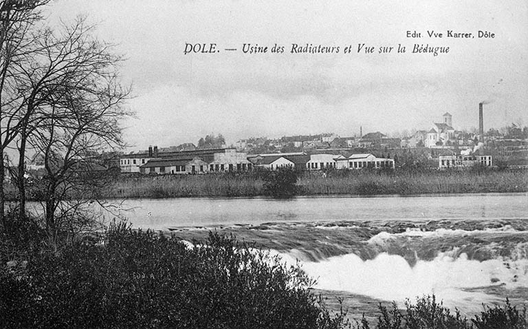 Dole. - Usine des Radiateurs et Vue sur la Bédugue.