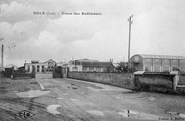 Dole (Jura) - Usine des radiateurs.