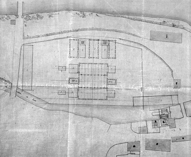 Plan de l'Usine de Rans et de ses abords [détail des installations projetées].