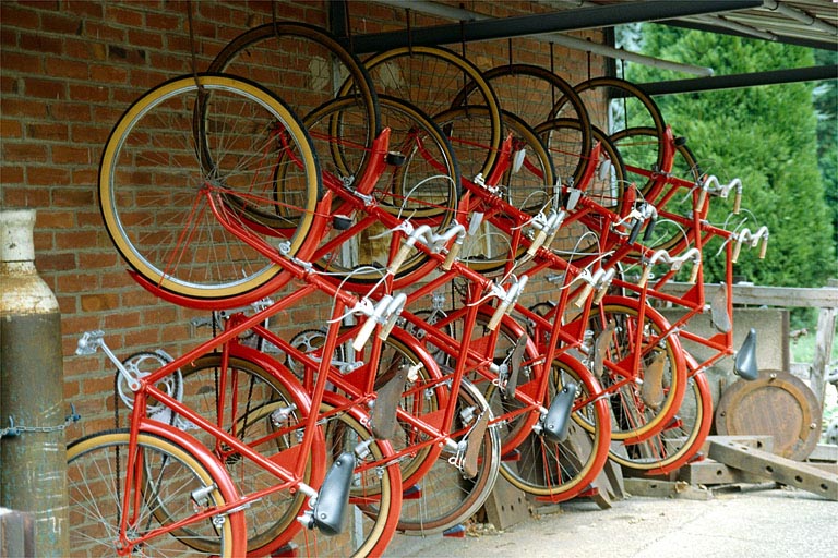 Bicyclettes de pompiers auxiliaires.