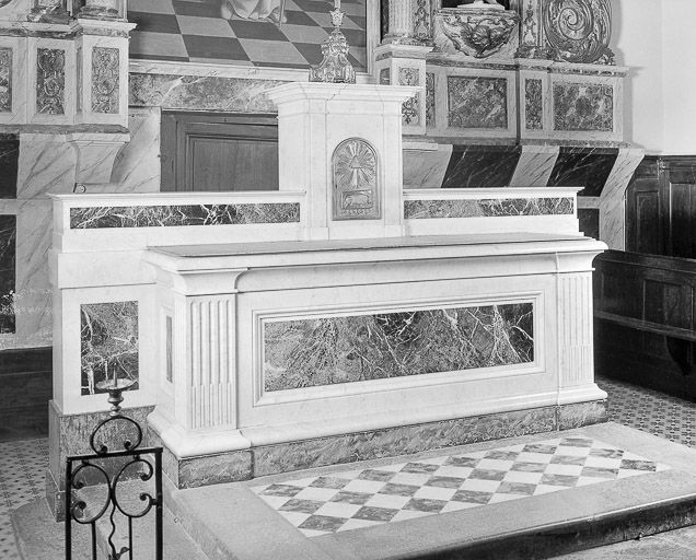 Autel, retable, tabernacle (ensemble du maître-autel)