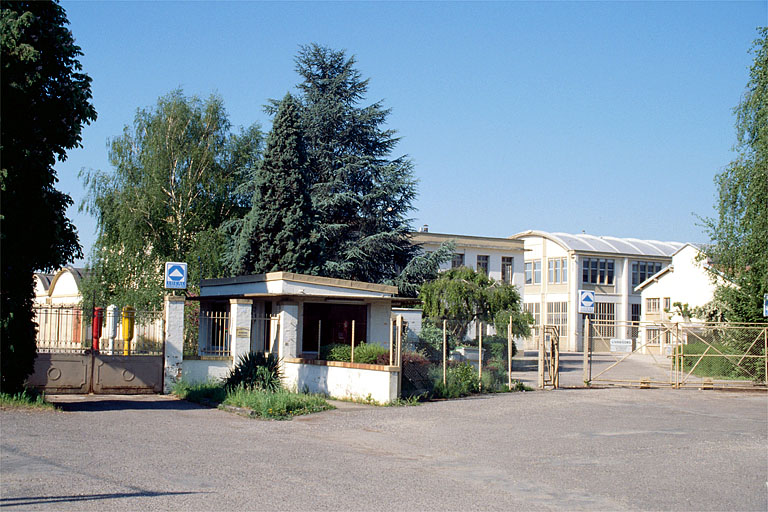 Entrée de l'usine.