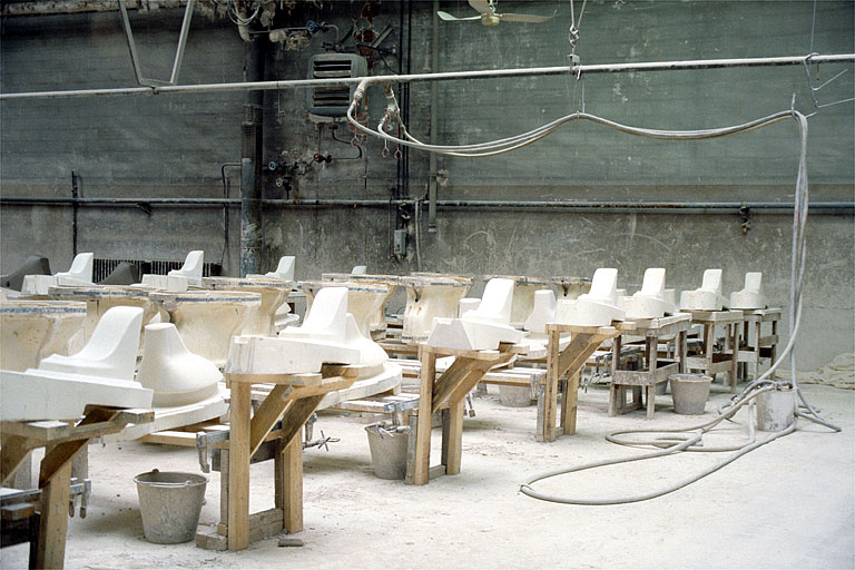 Atelier de coulage C (9) : bancs de coulage.