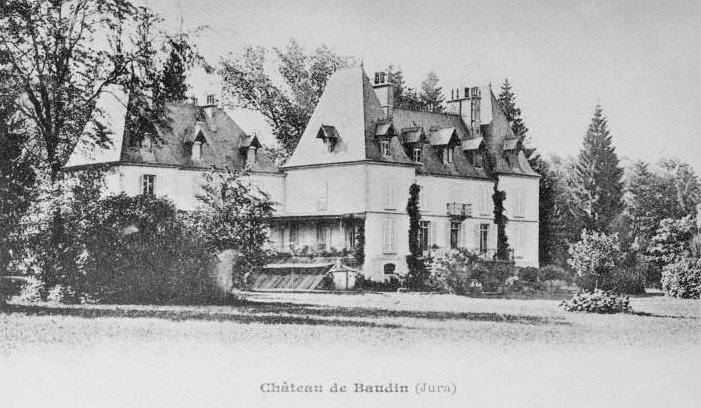 Le château de Baudin (Jura).
