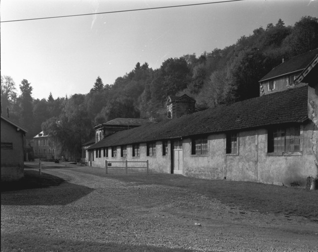 Façade est de l'atelier de fonderie en 1989.