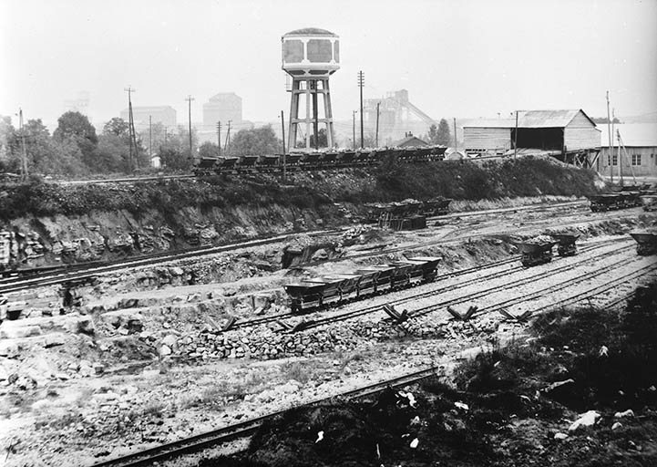 Vue de la carrière, vers 1931.