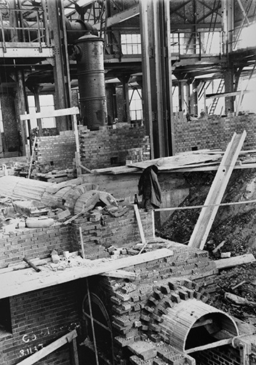 Atelier du chlorure de calcium : construction des pots.