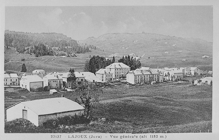 Lajoux (Jura) - Vue générale (alt 1182 m.).